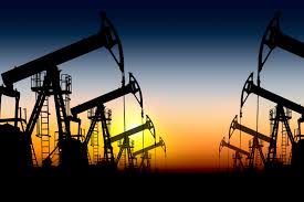 oil-1 energy oil drilling with evening sky
